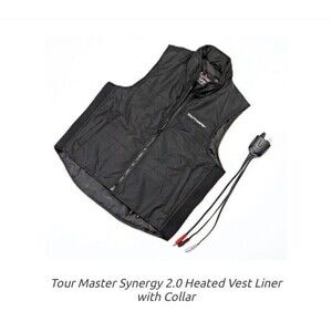 Tour Master Synergy 2.0 Heated Vest Liner with Collar  XL